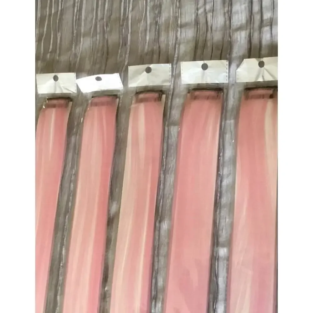 5 pcs pink extensions clips